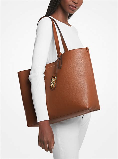 eliza leather tote bag